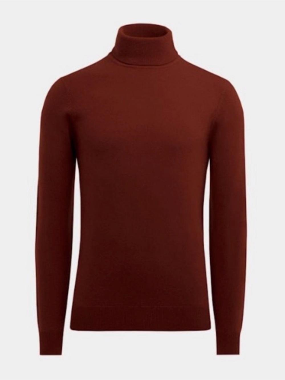 SuitSupply Dark Red Turtleneck